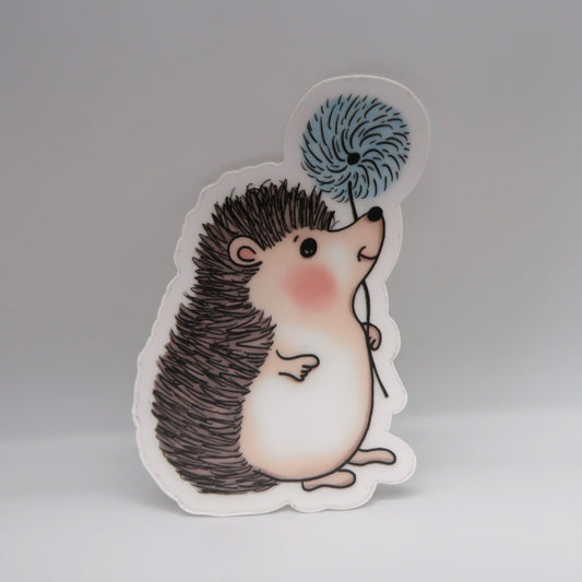Henry Hedgehog Die Cut Sticker