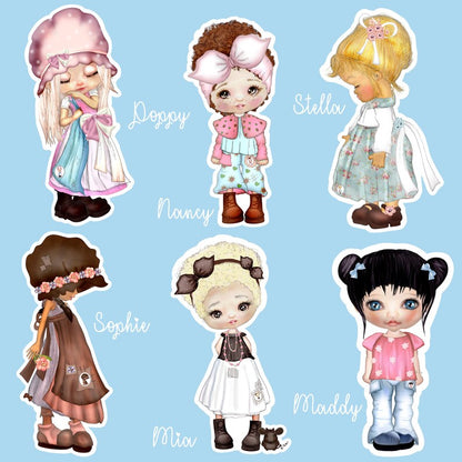 Lill Dolls Sticker Set 2