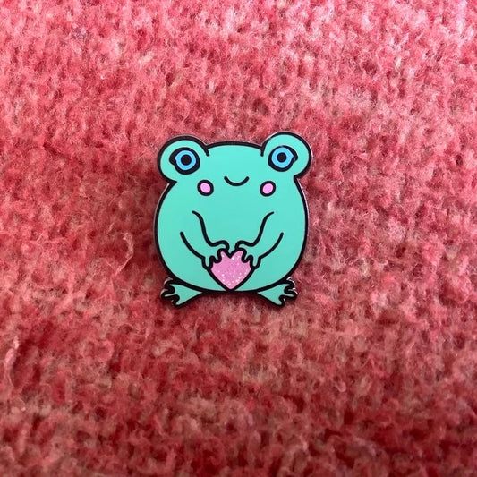 Frogal Enamel Pin