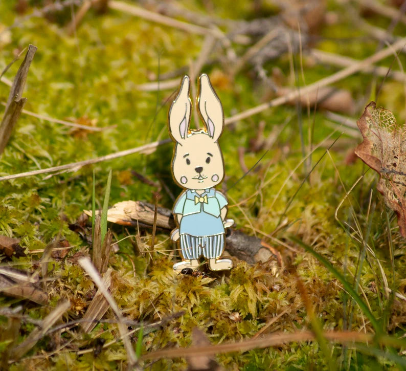 Bentley Bunny Enamel Pin
