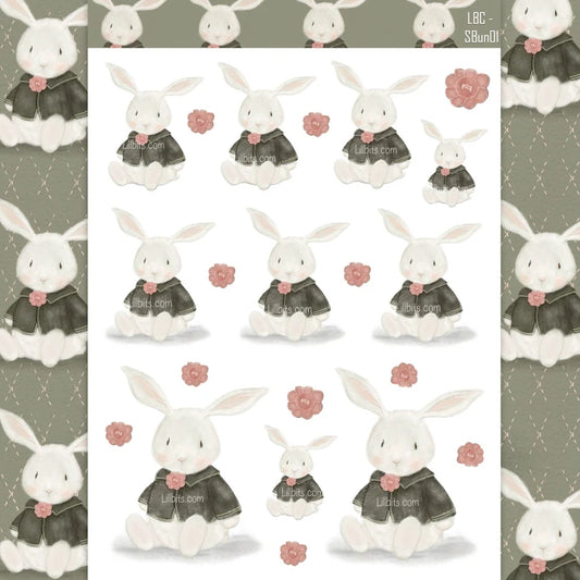 A6 Some Bunny Sticker Sheet