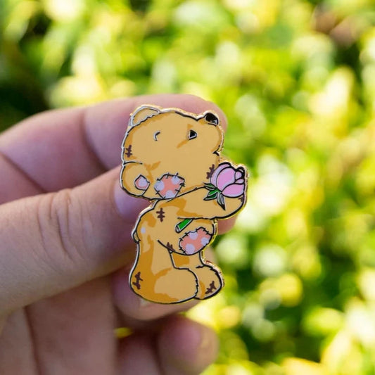 Teddy Rose Enamel Pin