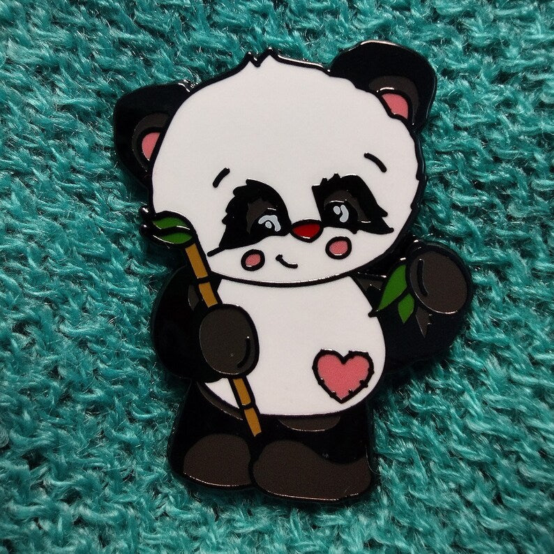 Panda Boo Enamel Pin