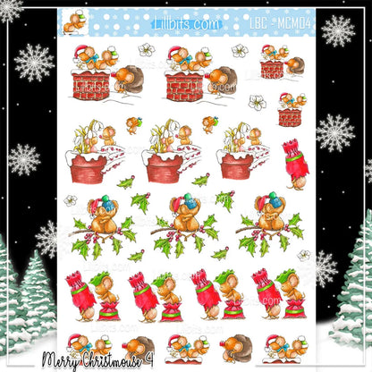 Merry Chrismouse Sticker Collection