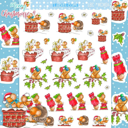 Merry Chrismouse Sticker Collection