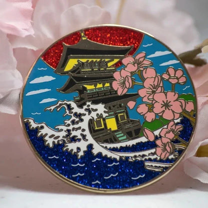 Sakura Temple Pin