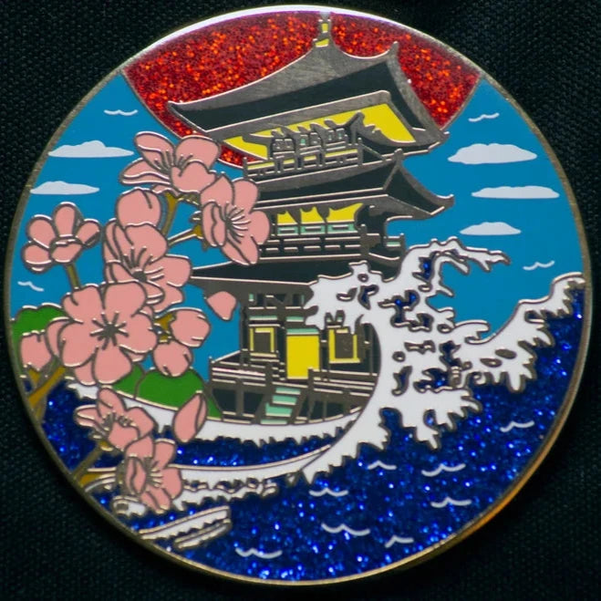 Sakura Temple Pin