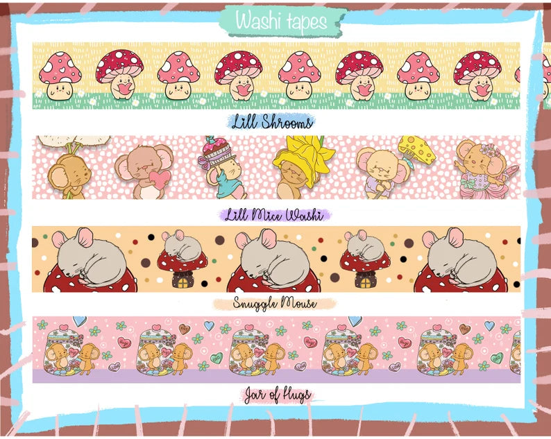 Minibits Mice Washi Tape