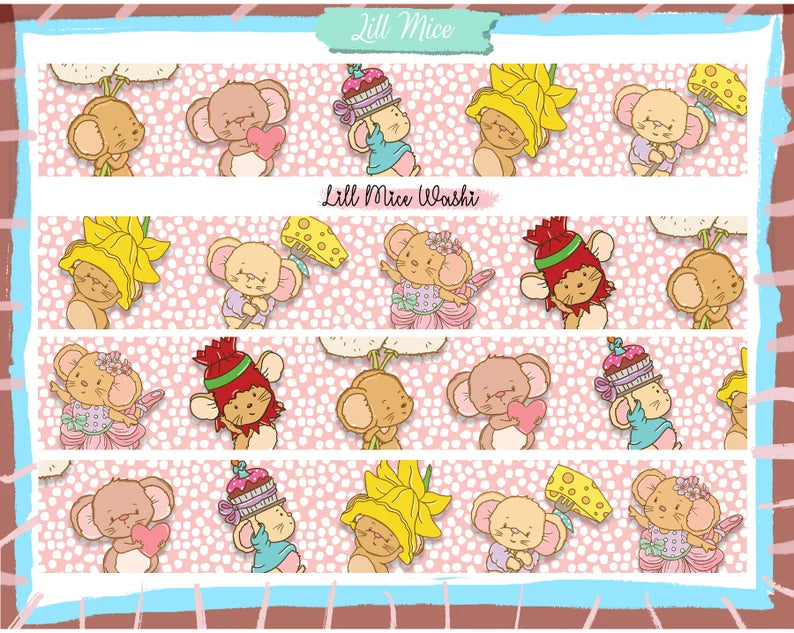 Minibits Mice Washi Tape