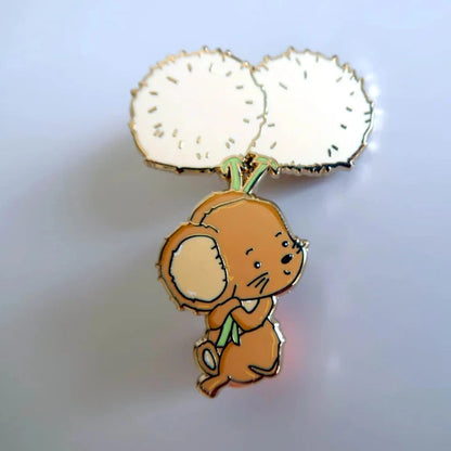 Dandelion Mouse Enamel Pin