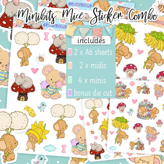 Minibits Mice Sticker Bundle