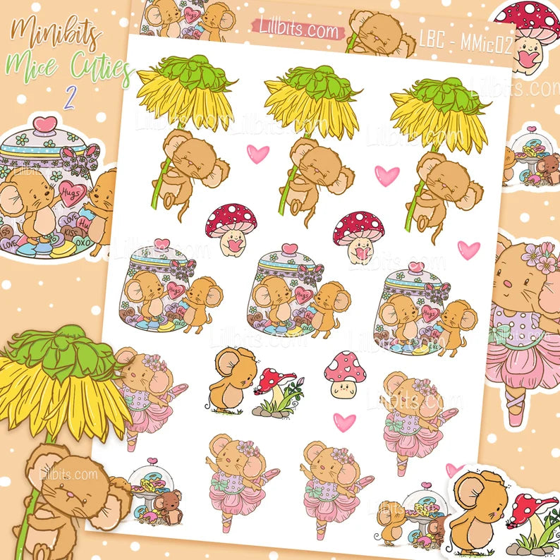 Minibits Mice Sticker Bundle