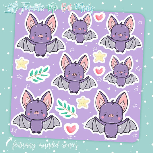 Freddie the Bat Sticker Sheet