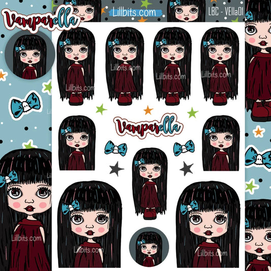 A6 Vamparella Sticker Sheet