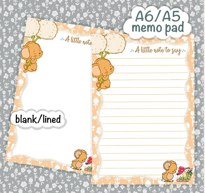 Sweet Mice Memo Pad