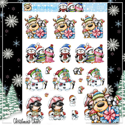 A6 Christmas Cheer Sticker Sheet