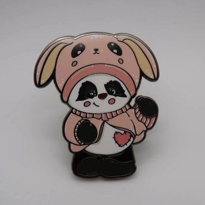 Panda Lou Enamel Pin