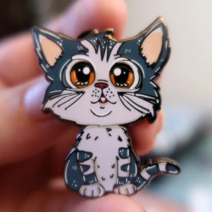 Kitty Kat Enamel Pin