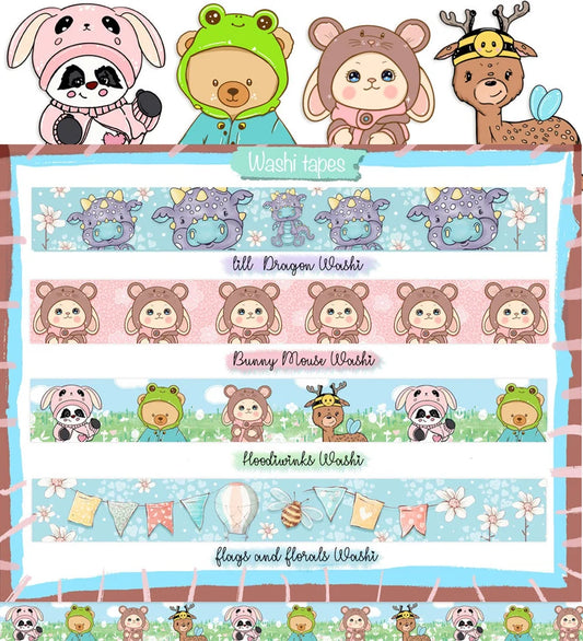 Hoodiwinks Washi Tape