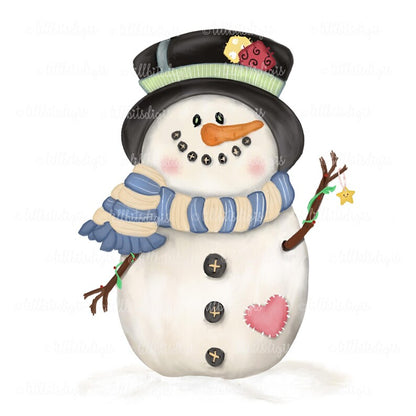 Chester Snowman Postcard Print