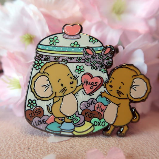 PRE ORDER Jar of Hugs Pin