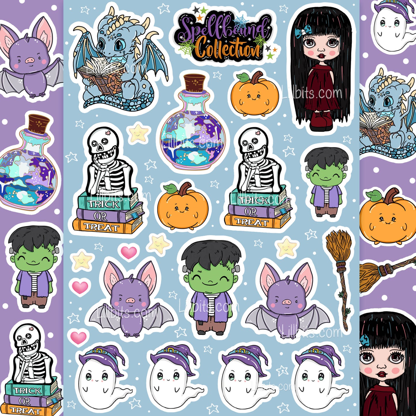 A6 Spellbound Collection Sticker Sheet