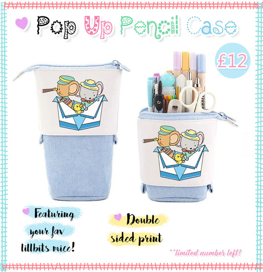 Pop Up Pencil Case - Mice