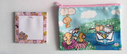 Lill Mice Zippered Pouch