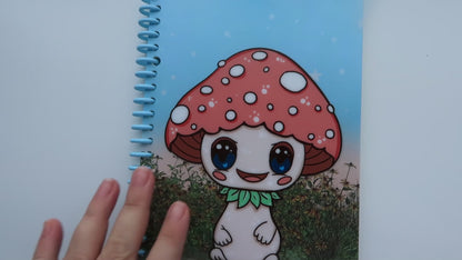 Shroomie A5 Spiral Notebook
