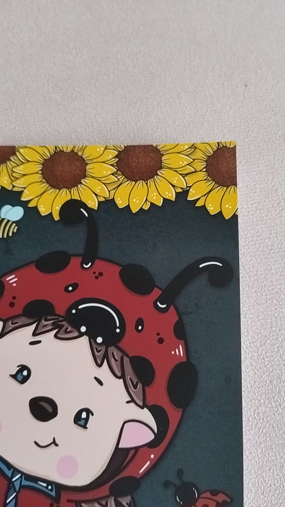 HedgieBug A6 Pop of colour notebook