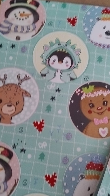 Christmas Friends Gift Wrap