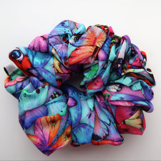 Rainbow Flutters Scrunchies