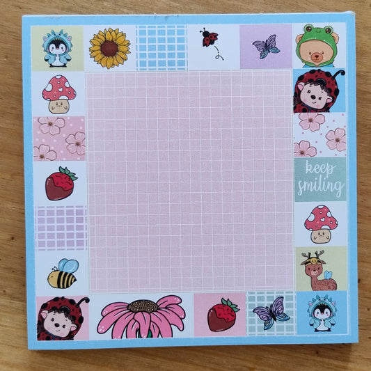 Lillbits Characters Square Memo pad