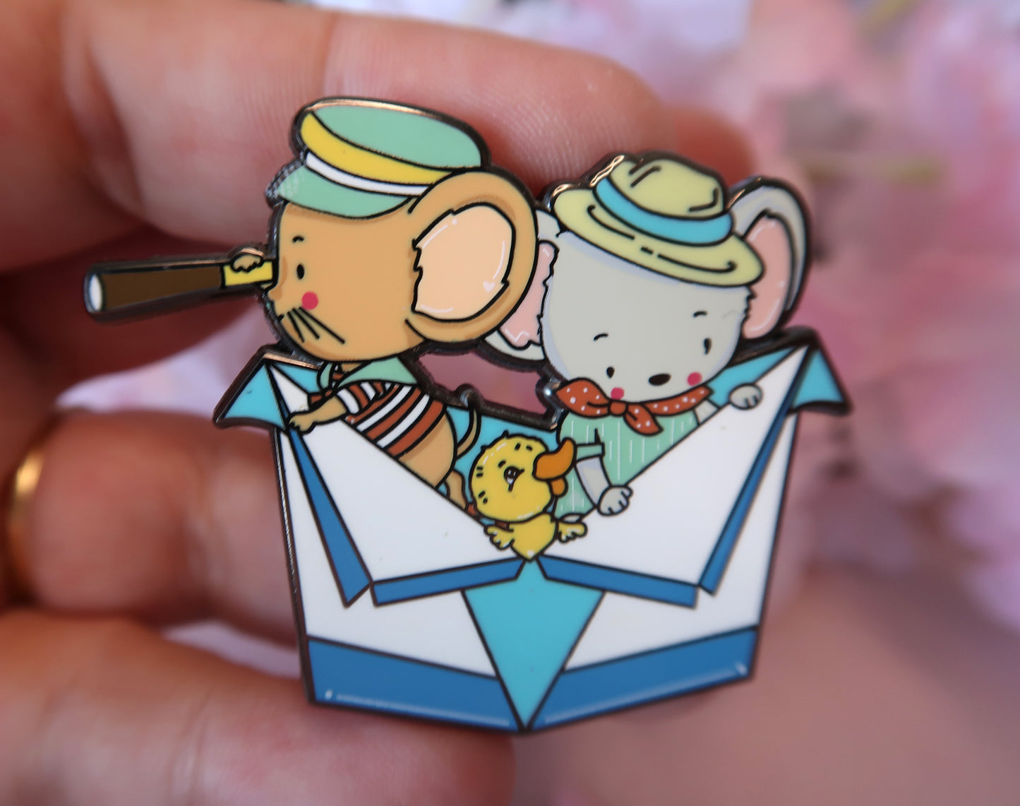PRE ORDER Sail Away Mice Pin
