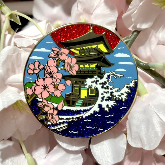 Sakura Temple Pin