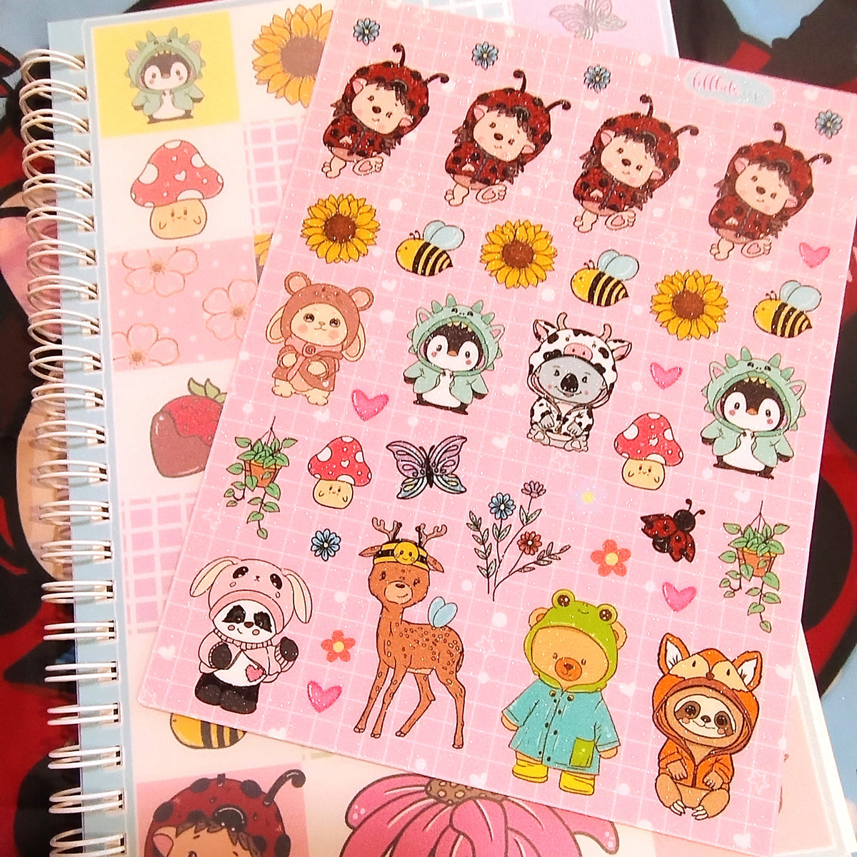 Hedgiebug and friends Sticker Sheet