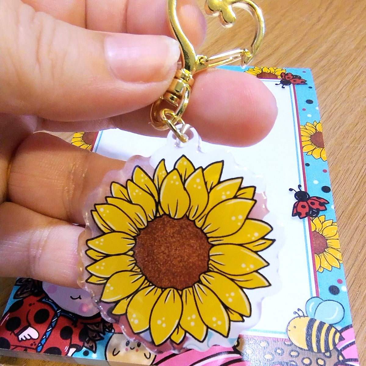 Sunflower Key Chain