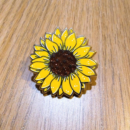 Sunflower Enamel Pin