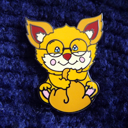 Timmy the Fox Enamel Pin