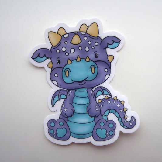 Toby Dragon Die Cut Sticker