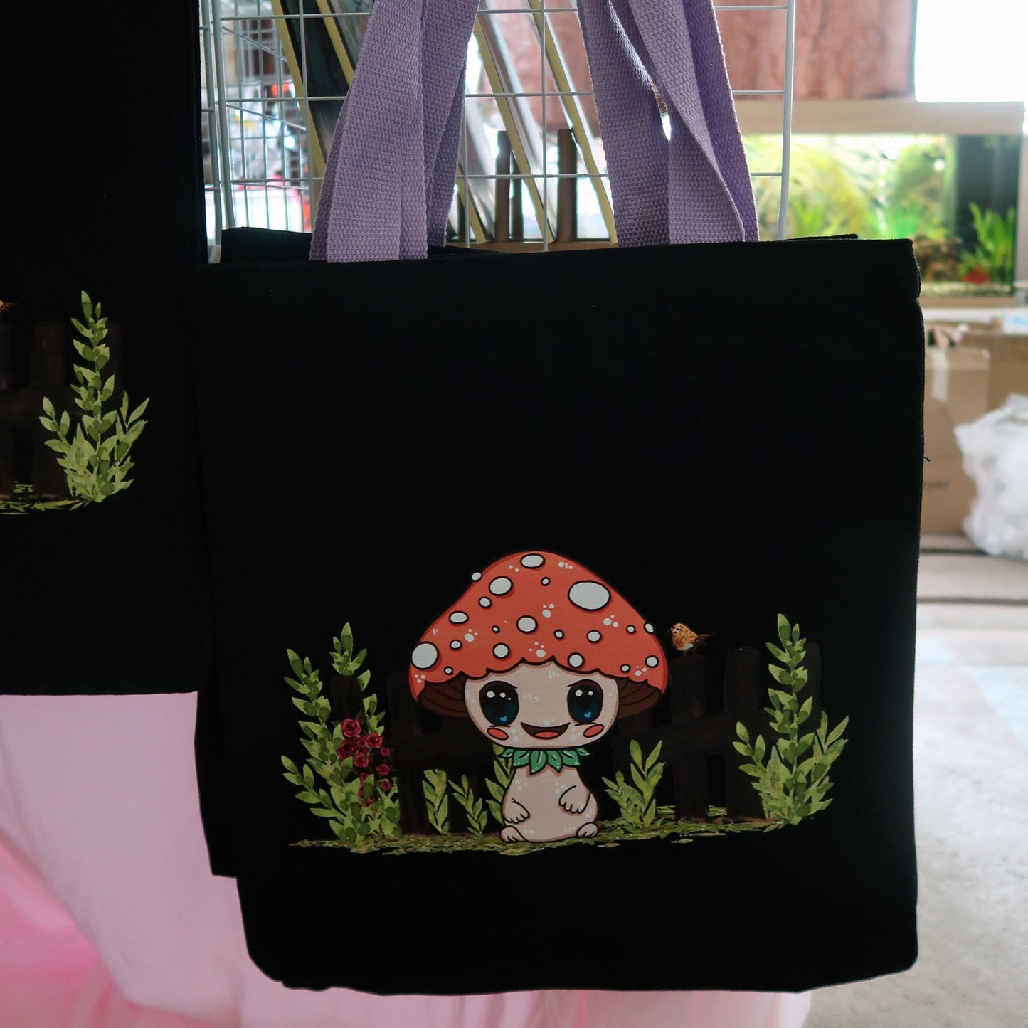 Shroomie and Lori Tote Bags
