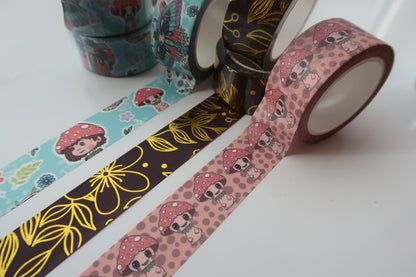 Floral Foil Washi Tape