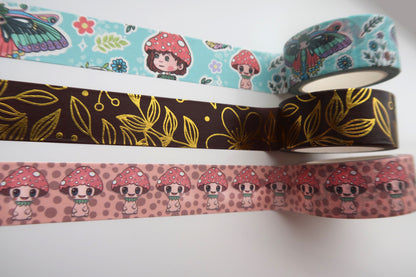 Floral Foil Washi Tape